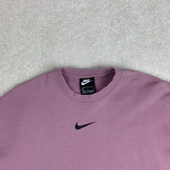 Nike Women's Loose Drawstring Long Sleeves Pink CJ3766-515 Size L - Picture 3 of 11